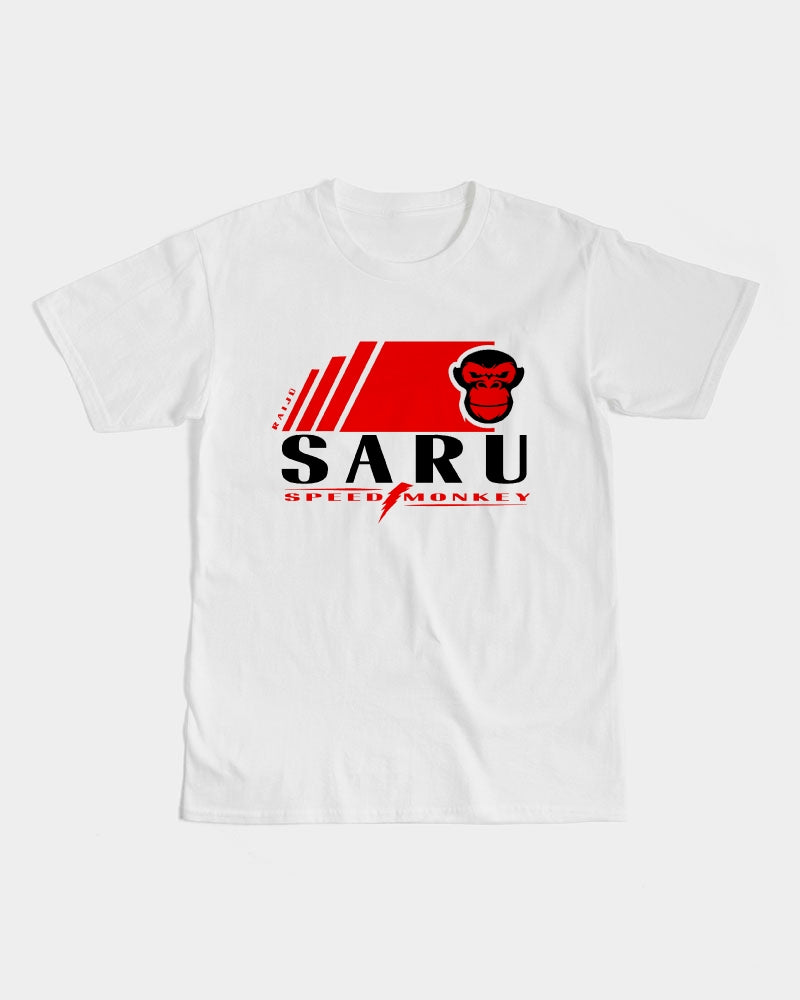 Speed Monkey Men's Raiju Saru White Graphic Tee
