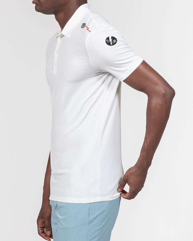 Speed Monkey Men's Golf Slim Fit Short Sleeve Polo