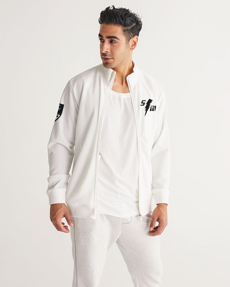 Speed Monkey Men's Lightening Bolt Black Track Jacket