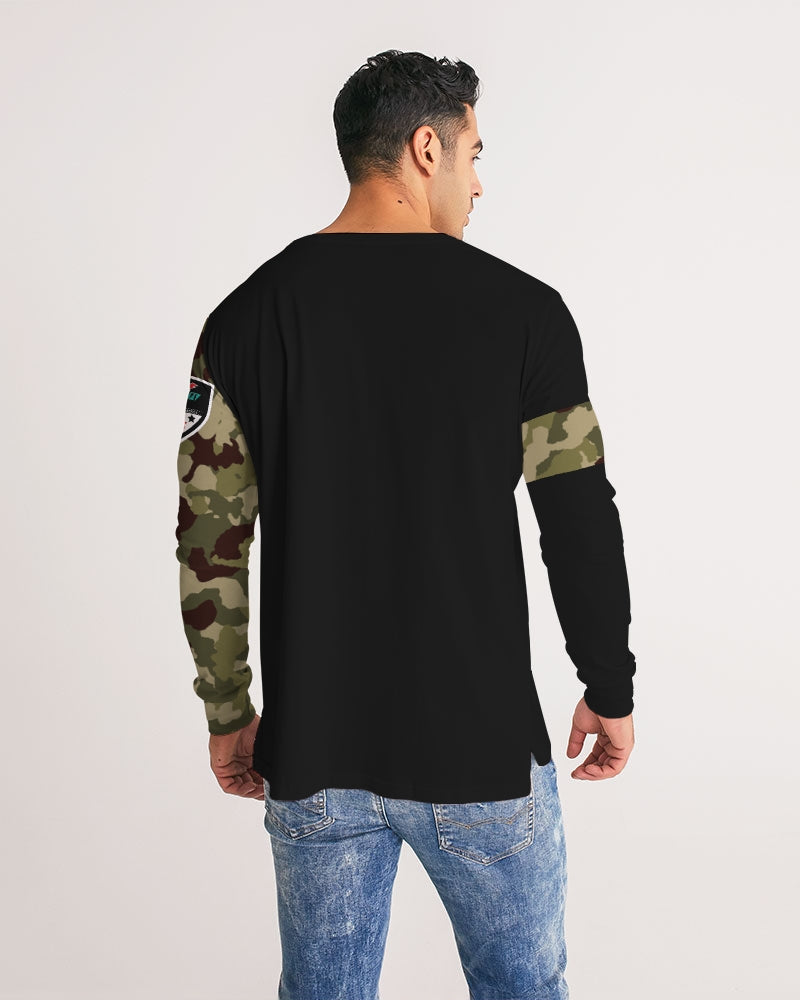Speed Monkey Men's Black Long Sleeve Tee