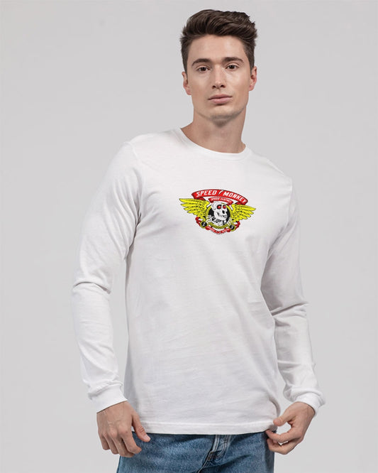 Speed Monkey Bones Brigade Unisex Jersey Long Sleeve Tee | Bella + Canvas