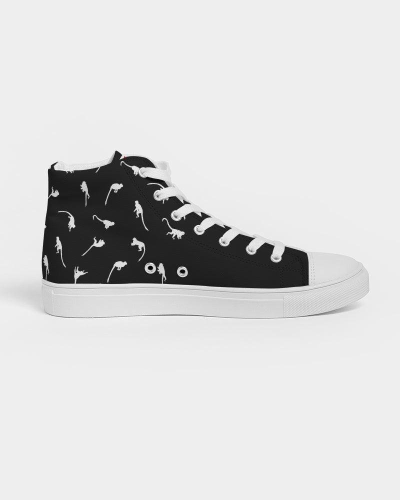 Speed Monkey Men's Corcovado Black Hightop Canvas Shoe