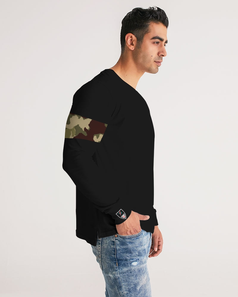 Speed Monkey Men's Black Long Sleeve Tee