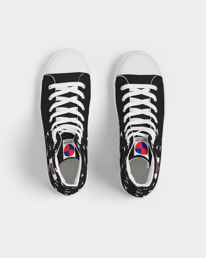 Speed Monkey Men's Corcovado Black Hightop Canvas Shoe