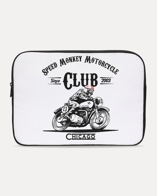 Speed Monkey Motorcycle Club Laptop Sleeve
