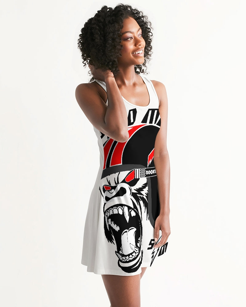 Speed Monkey Women's Retro Helmet Racerback Dress