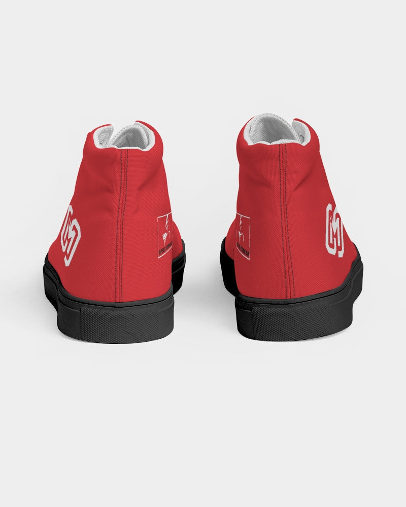 Speed Monkey The Red Men's Hightop Canvas Shoe