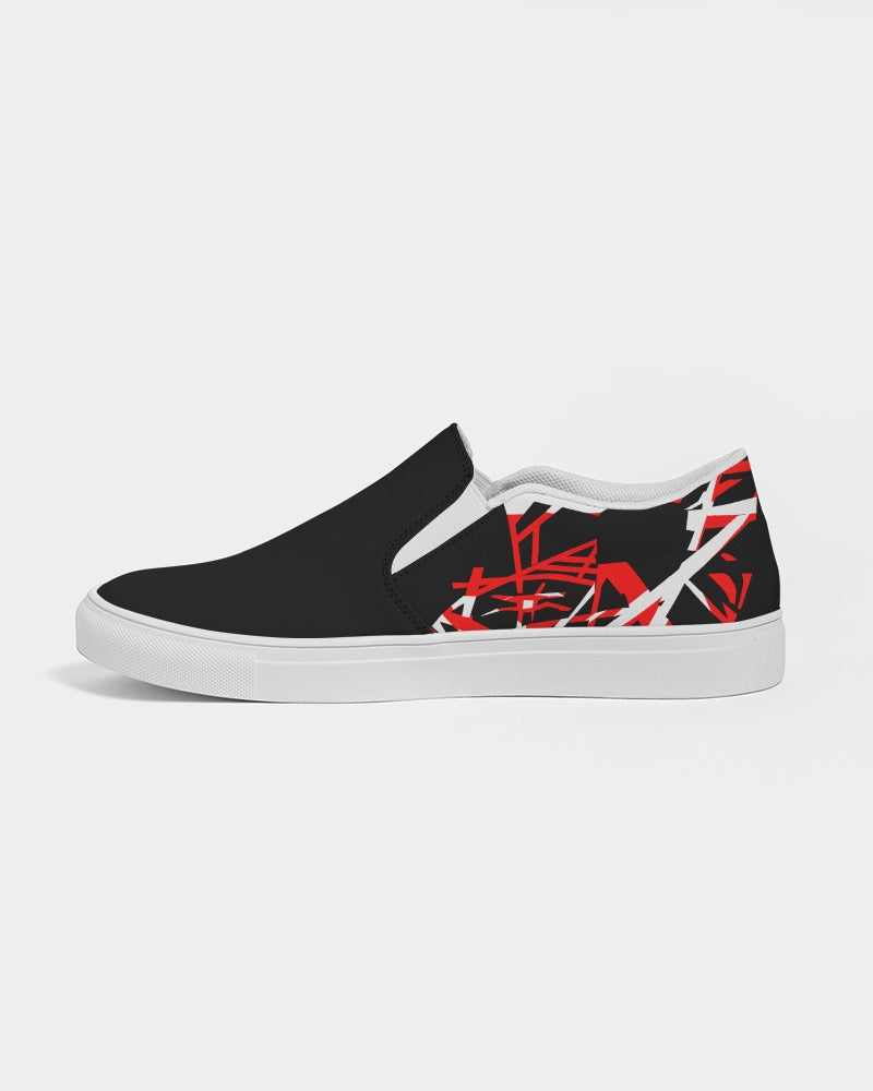 Eddie's Men's Slip-On Black Canvas Shoe