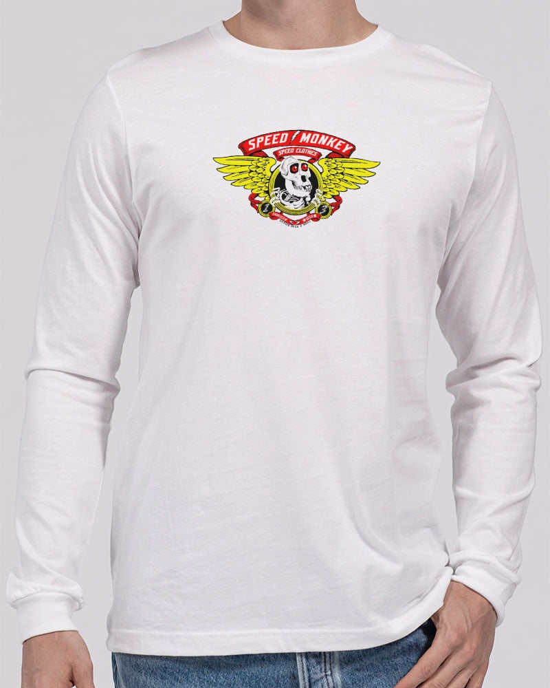 Speed Monkey Bones Brigade Unisex Jersey Long Sleeve Tee | Bella + Canvas