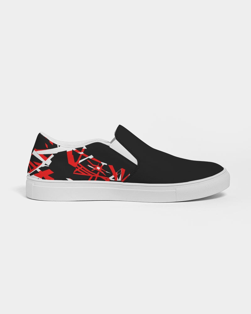 Eddie's Men's Slip-On Black Canvas Shoe