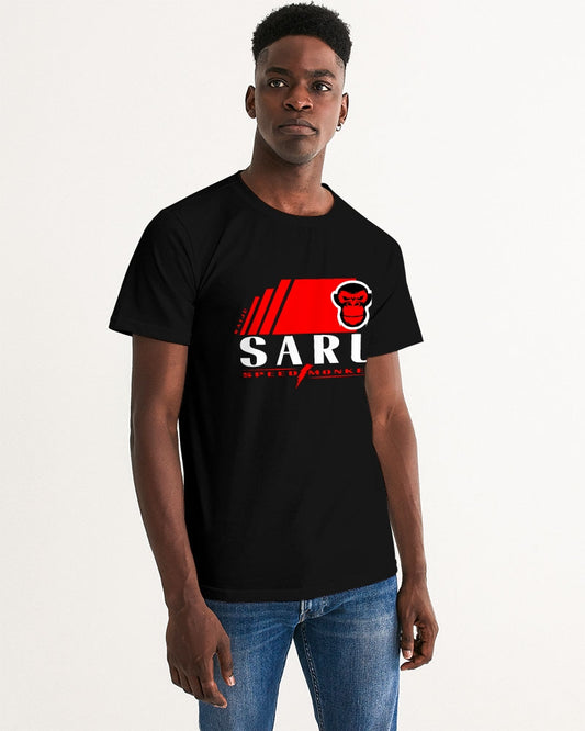 Speed Monkey Men's Raiju Saru Red Graphic Tee