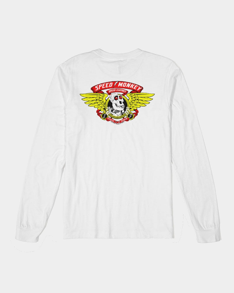 Speed Monkey Bones Brigade Unisex Jersey Long Sleeve Tee | Bella + Canvas