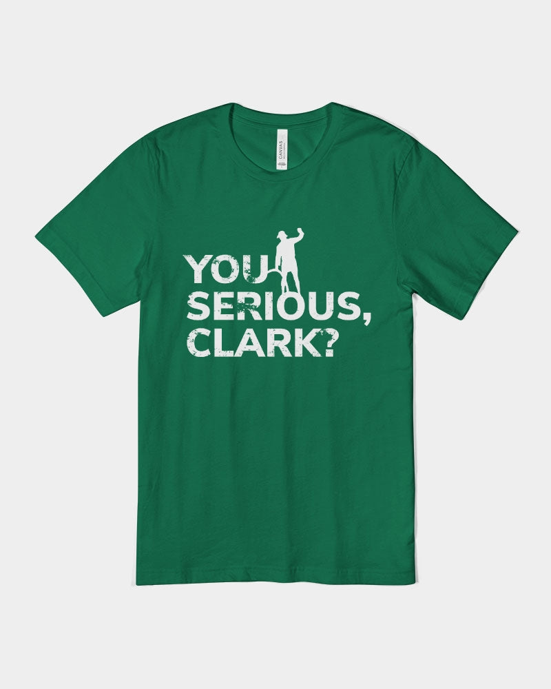 You Serious Clark? Unisex Jersey Tee | Bella + Canvas