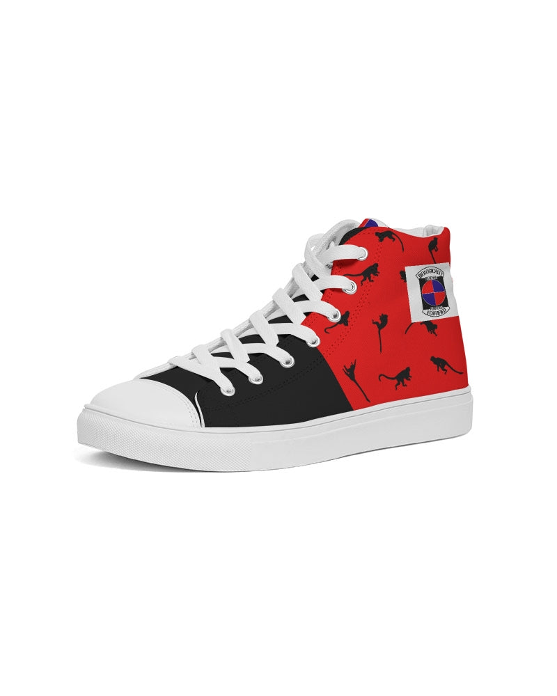 Speed Monkey Men's Corcovado Red Hightop Canvas Shoe