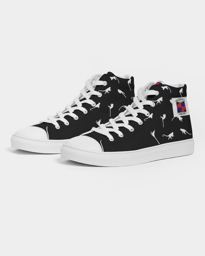 Speed Monkey Men's Corcovado Black Hightop Canvas Shoe