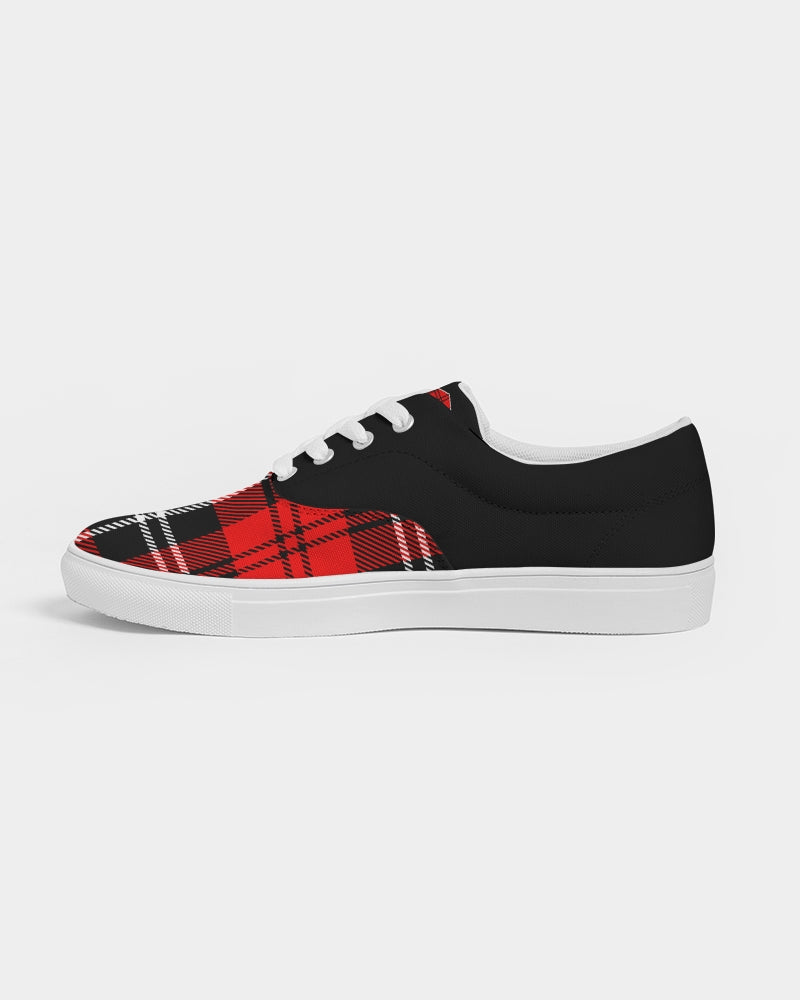 Speed Monkey Men's Flannel Lace Up Canvas Shoe
