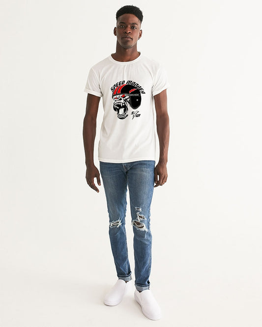 Speed Monkey Men's Retro Helmet Graphic Tee