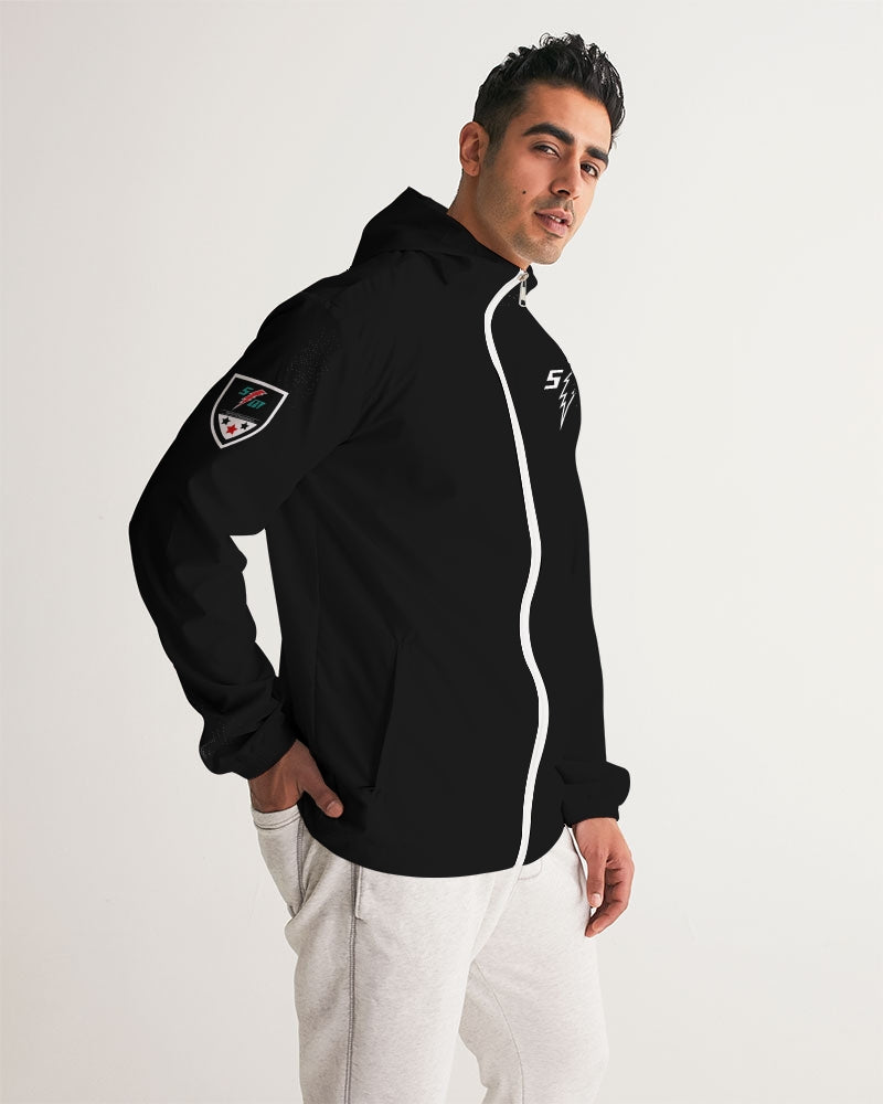 Speed Monkey Men's Black Windbreaker