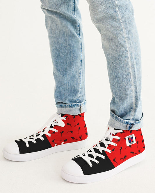 Speed Monkey Men's Corcovado Red Hightop Canvas Shoe