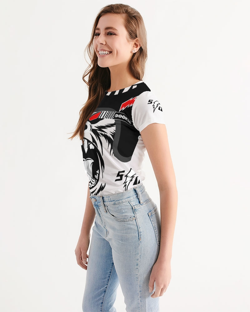 Speed Monkey Women's Retro Helmet Tee