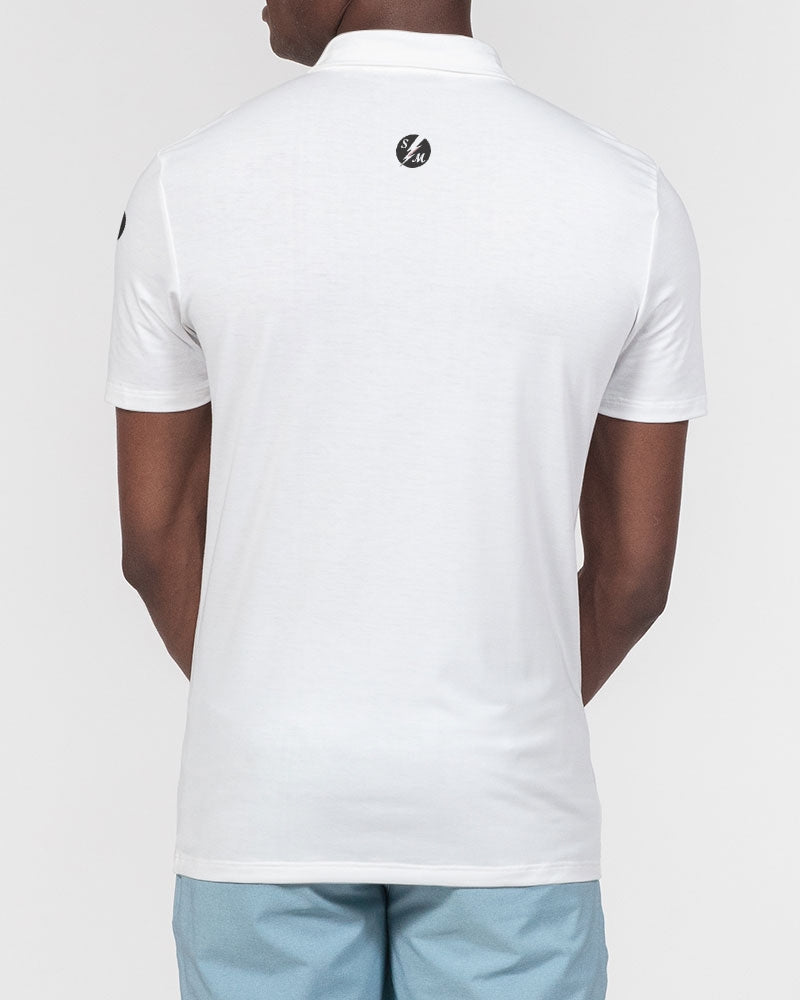 Speed Monkey Men's Golf Slim Fit Short Sleeve Polo
